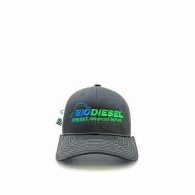 BIODEISEL BIOFUEL Mens Mesh SnapBack Trucker Hat, Gray / White - OSFA