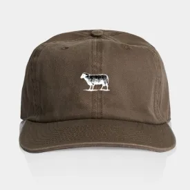 Black Sheep Icon Unstructured 6-Panel Hat Walnut