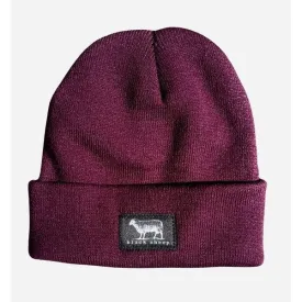 Black Sheep Label Series Cuff Beanie Maroon