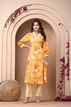 Designer Pattern Kurti with Pant