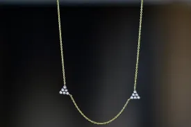 Duo Triangle Necklace