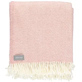 Dusky Pink Wool Throw