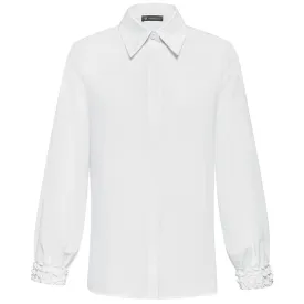 ELEGANT "IASMINA" BLOUSE IN WHITE