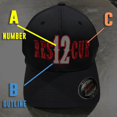 Engine Number Outlined Custom Hat - Snapback Trucker