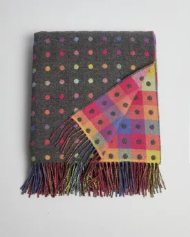 Foxford Rainbow Lambswool Throw