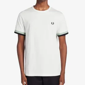 Fred Perry Bold Tipped T-Shirt White