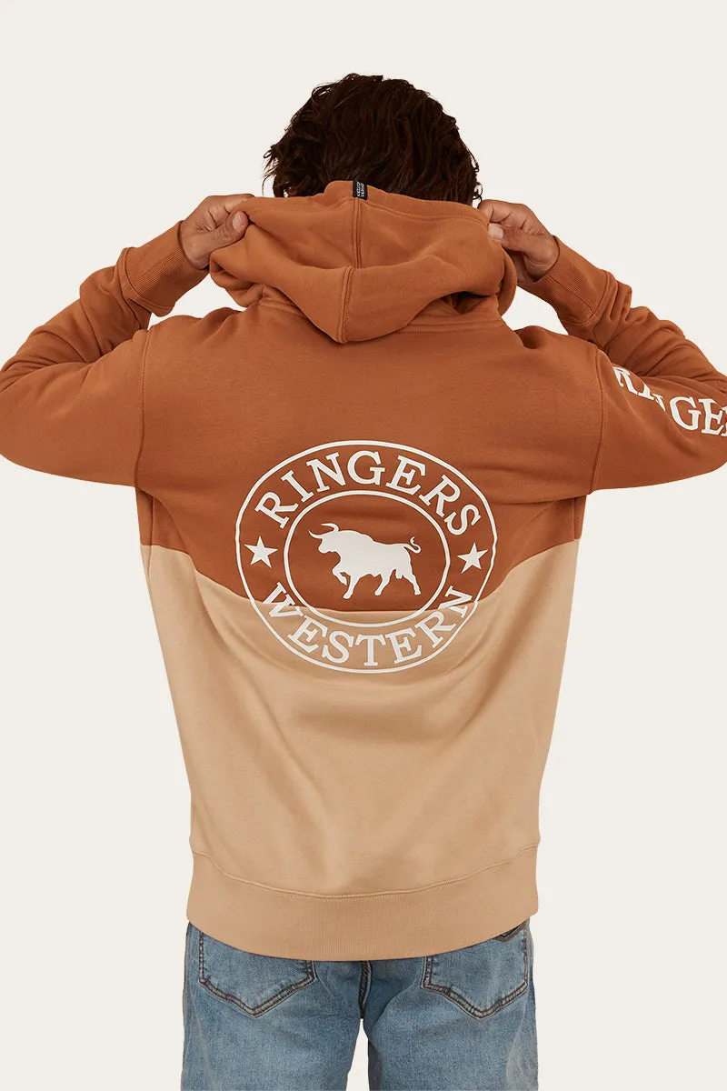 Hahndorf Mens Hoodie - Toffee/Dark Sand