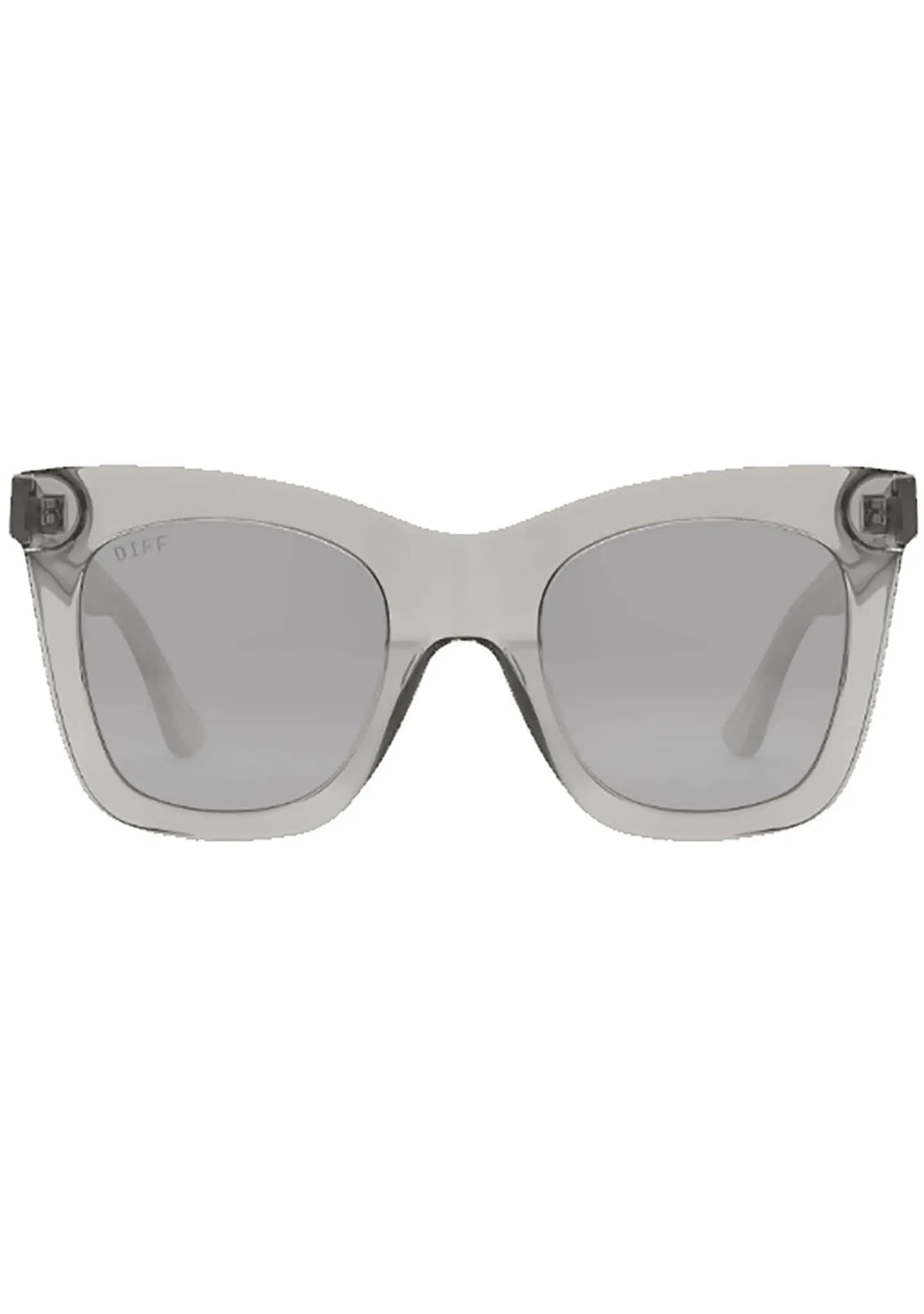 Kaia Polarized Sunglasses in Gray Crystal/Gray Mirror