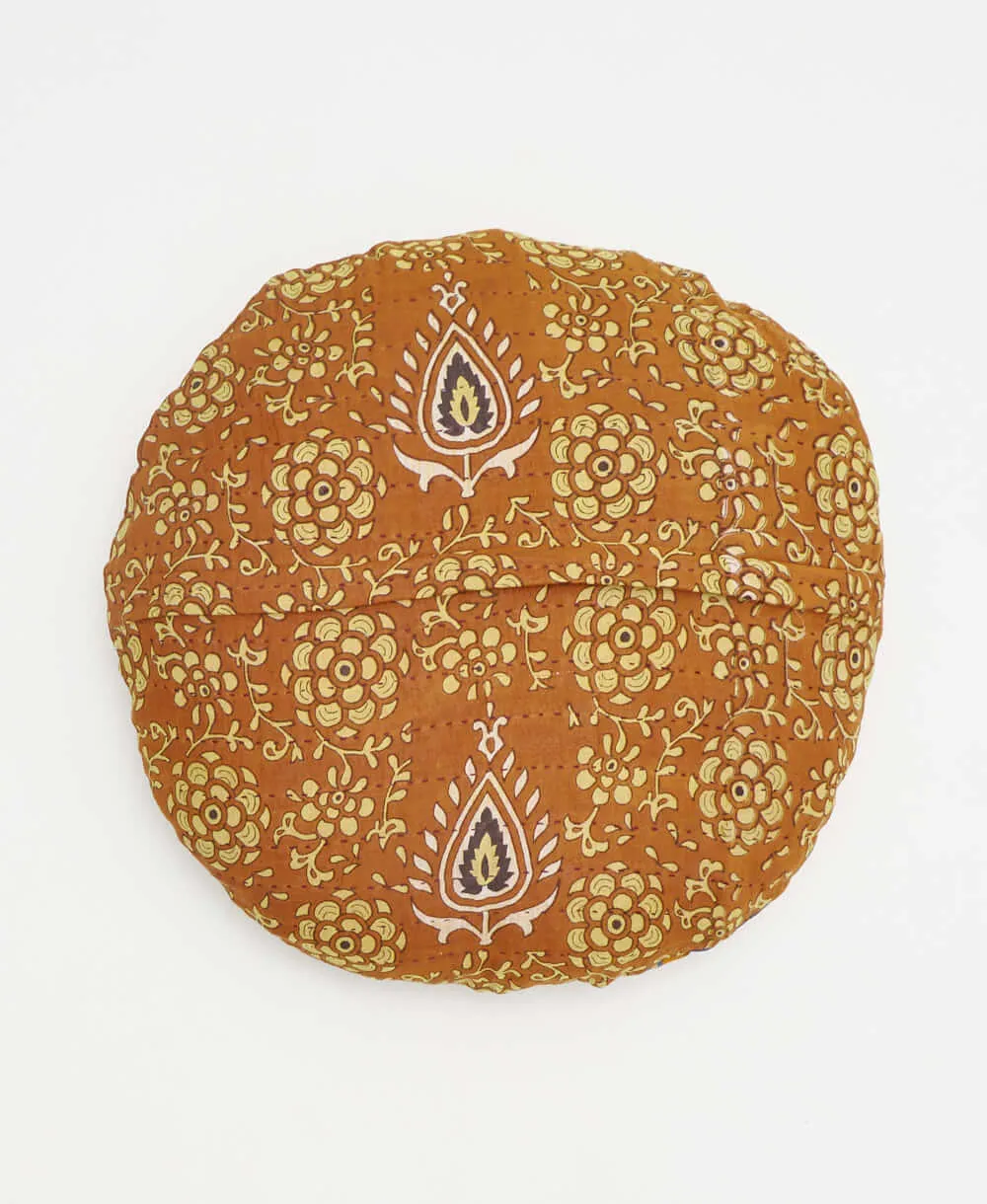 Kantha Round Pillow - No. 240329