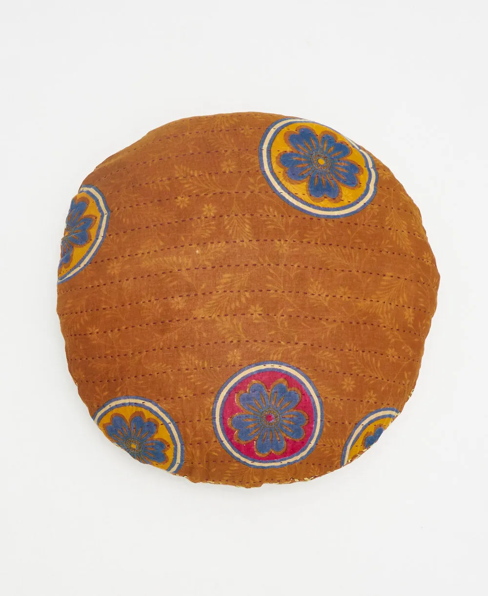 Kantha Round Pillow - No. 240329