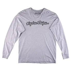 Long Sleeve Tee Signature Heather Gray