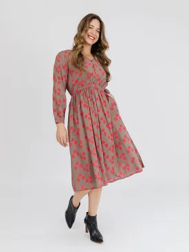 Mia Dress - Fuchsia Floral