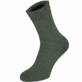 Olive Merino Wool Socks