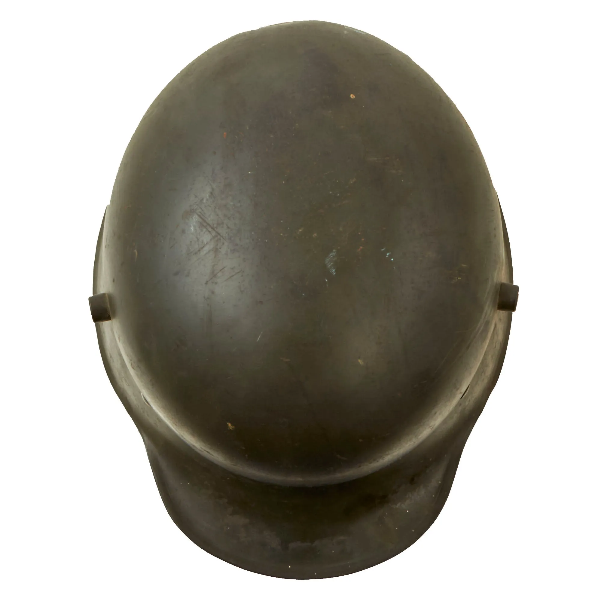 Original German Pre-WWII Early Single Decal Commercially Manufactured M1916 Police Helmet with Full Liner & Chinstrap