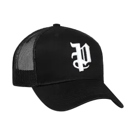 P Logo Trucker Hat 'Black'