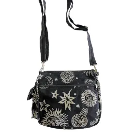 Sun, Moon & Stars Purse ~ Black