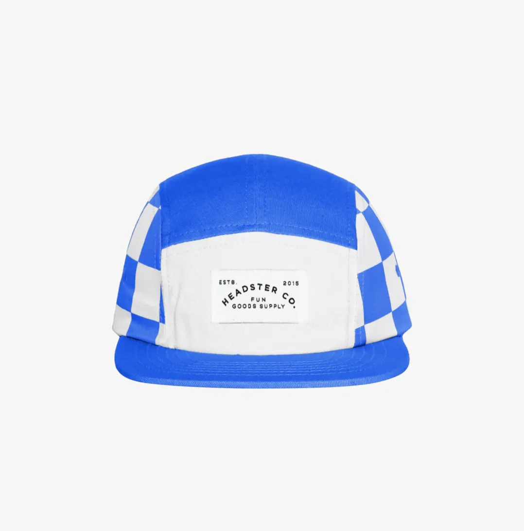 The Check Yourself Five Panel Hat - Sail Away Blue - BABY