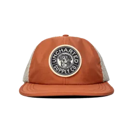 Trailblazer Performance Hat | Orange & Khaki